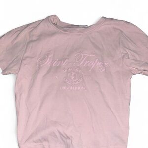 Garage Pink Crop Top
